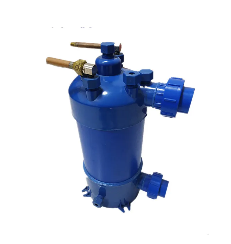 水チラーチタン熱交換器工場高効率加熱交換器PVC冷却システム
