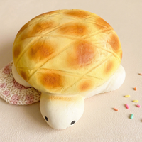 Jouet anti-stress en PU souple à remontée lente, en forme de tortue, crabe, homard, en stock, simulation de nourriture pour enfants et adultes