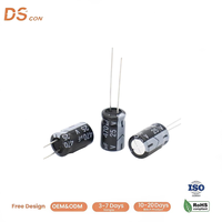 Condensateur électrolytique en aluminium 470uF 25V, à bornes radiales, à montage traversant, 8x12mm, faible ESR, polarisé pour carte régulatrice de tension