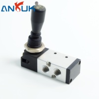 ANRUK 4V210-08 Électrovanne 5 Voies AC220V 1/8 BSP 5 Ports 3 Positions Protection IP65 pour Dispositif Médical