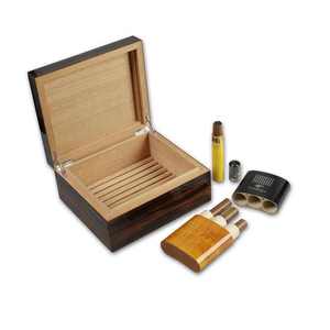 Caja de Cigarros Cilíndrica de Madera de Arce Sólido Hecha a Mano y Personalizada, Venta al Por Mayor Directa de Fábrica DS - Product Image 4