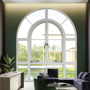 Fenêtre et porte à battant <span class=keywords><strong>fixe</strong></span> en alliage d'aluminium sur mesure avec moustiquaire en acier inoxydable, finition noire, design français pour usage extérieur - Product Image 2
