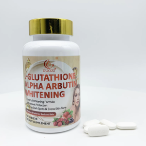 Tabletas Blanqueadoras DUOZI Gluta Alpha Arbutin, Protección Antioxidante para Aclarar la Piel con Colágeno, Reduce las Manchas Oscuras - Product Image 2
