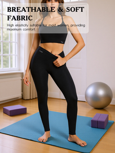 <span class=keywords><strong>Pantalon</strong></span> <span class=keywords><strong>de</strong></span> yoga taille haute pour <span class=keywords><strong>femme</strong></span>, sans couture, coupe évasée, pour le sport et le fitness, prix usine abordable - Product Image 4