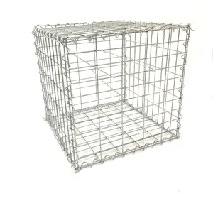 Direct factory galvanized decorative welded wire mesh gabion basket stone cage