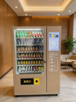 Système de distribution polyvalent pour la vente de snacks et de boissons et les applications dans diverses localités publiques – Distributeur automatique de snacks et de boissons