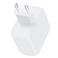 Pengisi Daya Cepat GaN Listrik 140W 2-Port Type-C & 1-Port USB dengan Layar Tampilan Real-time QC3.0, Tahan Api, untuk Laptop & Ponsel, Colokan EU