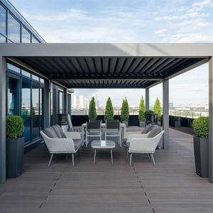 Paviljoen Buitentuin Pergola Met Regenbestendige Aluminium Pergola 300X250 Alu Pergola Intrekbaar Balkon Aluminium Luifel - Product Image 5