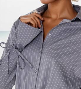 Robes de travail de bureau élégantes pour femmes décontracté à manches longues Mini robe de bal <span class=keywords><strong>jupon</strong></span> conception de taille serrée pour les sorties événements formels - Product Image 4