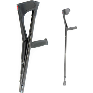 Stampelle Pieghevoli in Fibra di Carbonio (x2 pz), Ortopediche per Adulti Nere KMINA K10057 - Product Image 6