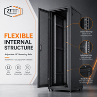 Armoire de serveur 42U, 19 pouces, en acier SPCC, armoire réseau pour centre de données, OEM ODM