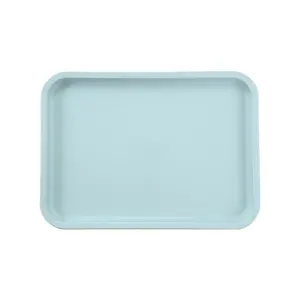 RTS solid multi color durable pp plastic serving tray for Restaurant, Parties, Coffee Table, Kitchen