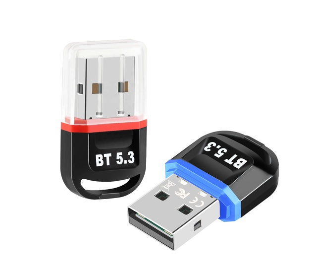 Plug and Play USB Bluetooth 5.3 Adapter Wireless USB Adapter Driver Free USB Dongle Adapter for Computer PC Laptop