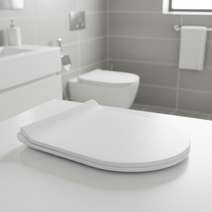 <span class=keywords><strong>Tapa</strong></span> de inodoro moderna y delgada con forma de U, cierre suave, <span class=keywords><strong>bisagras</strong></span> de liberación rápida, artículos sanitarios, asiento de inodoro de PP - Product Image 1