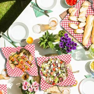 Customized <b>Greaseproof</b> Single-Sided Baking <b>Paper</b> for Sandwich Burger Wrappers and Bread Compatible with Screen Printing - Product Image 5