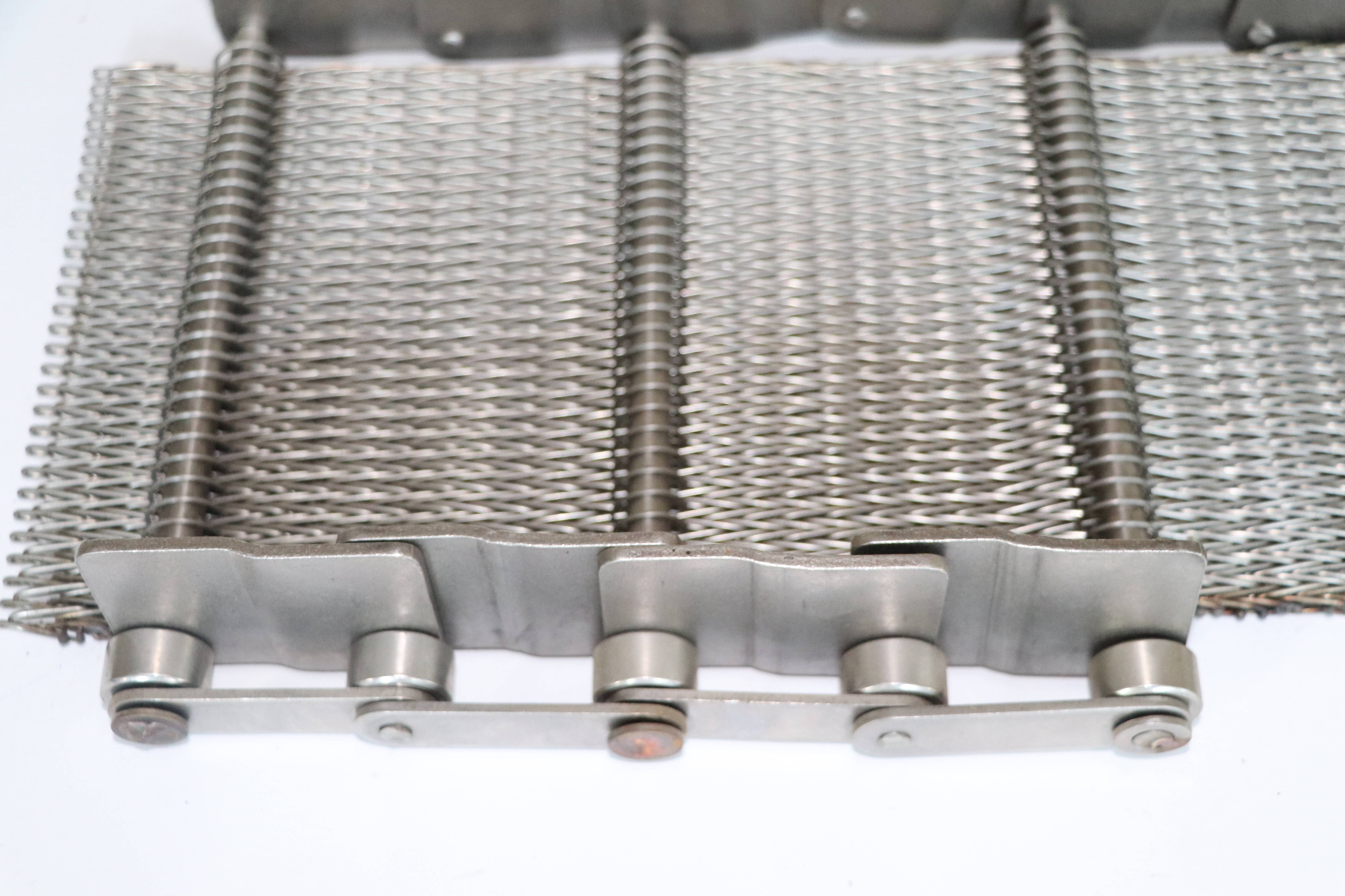 Stainless Steel Herringbone Conveyor Belt Dutch Weave Wire Mesh