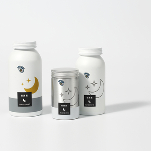 120ml 200ml 450ml 500ml 550ml 750ml Custom Pillola di prodotti sanitari bottiglia di capsula di imballaggio in alluminio bottiglie vitaminiche - Product Image 1