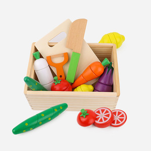 Set di giocattoli educativi per bambini fai-da-te per bambini Set di mobili da <span class=keywords><strong>cucina</strong></span> Montessori Set di utensili in legno per bambini - Product Image 5