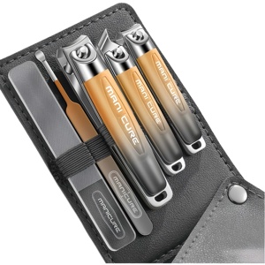 Kit de soins personnels 5 pièces/ensemble, coupe-ongles, kit de toilettage, cadeau pour les proches, les amis, les familles, cadeaux de voyage - Product Image 2