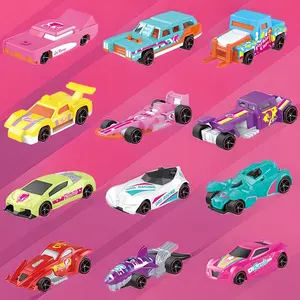 رائج مخصص 1:64 سيارة دييكاست نموذج لعب وردي ألعاب هواية نموذج عجلة سبيكة مركبة لعبة هدية فتاة
