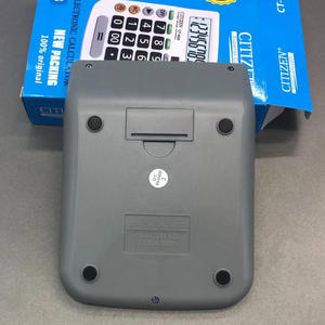 Calculadora de Escritorio Solar Citizen CT-628 de 12 Dígitos, Doble Fuente de Alimentación, Color Blanco, Modelo para Finanzas y Comercio - Product Image 1