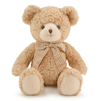 Ours en peluche chauffables au micro-ondes en coton PP et maille, personnalisables en gros, pour cadeaux et réduction du stress