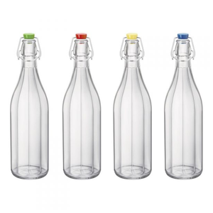 ขวดอ็อกซ์ฟอร์ดพร้อมฝาปิด ขนาด 1 ลิตร แพ็คพร้อมฝาปิด คละสี - Product Image 1
