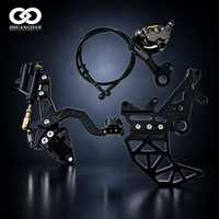 Kit d'assemblage de frein à pied SD Ultra Bee, support de montage double étrier en aluminium CNC pour vélo électrique Sur Ron Ultra Bee