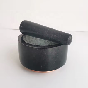 Mortero y Maja de Granito Reversible de Doble Uso de 6 Pulgadas con Logotipo Personalizado Geovein - Product Image 4