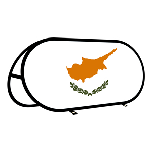 Banner Publicitario Ovalado Tipo Pop-Up de Tela Tejida para Exteriores, Promoción y Eventos al Aire Libre - Product Image 1