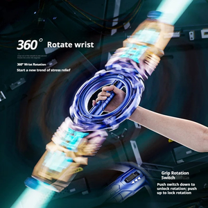 Sabre laser rétractable lumineux à double tranchant, épée rotative à changement de couleur, jouet pour cosplay et jeux de rôle - Product Image 6