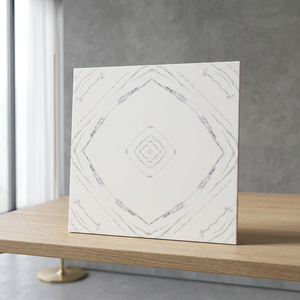 Carreaux de sol en céramique effet marbre mat moderne 30x30cm, design pierre émaillée, collection revêtement mural intérieur - Product Image 5