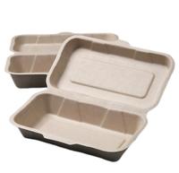 Boîte à emporter en papier portable personnalisable à cellules uniques pour aliments pour collations Hotdogs Burgers Sandwiches Chips Sucres pour sushi