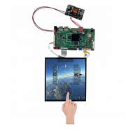 Module LCD carré tactile CTP 7,5 pouces 800x800 40PIN avec interface MIPI 850cd/m² pour simulateur de vol
