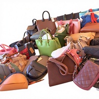 Sacs de luxe de marque d'occasion en gros Chine Sacs à main en cuir de créateur usagés pour femmes Stock en balles Friperie Authentique