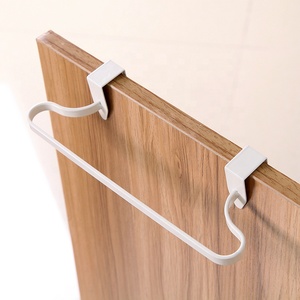 <span class=keywords><strong>Porte</strong></span>-serviettes sans perçage sur la <span class=keywords><strong>porte</strong></span> de l'armoire, barre de fil plat, <span class=keywords><strong>support</strong></span> suspendu pour salle de bain et cuisine, étagère, <span class=keywords><strong>support</strong></span> de tour - Product Image 5