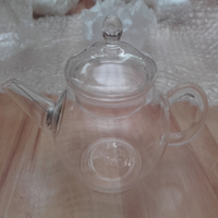 Théière en verre borosilicaté oriental moderne de 250ml bouilloire à thé résistante à la chaleur à usage manuel en gros pour les verres à café durables