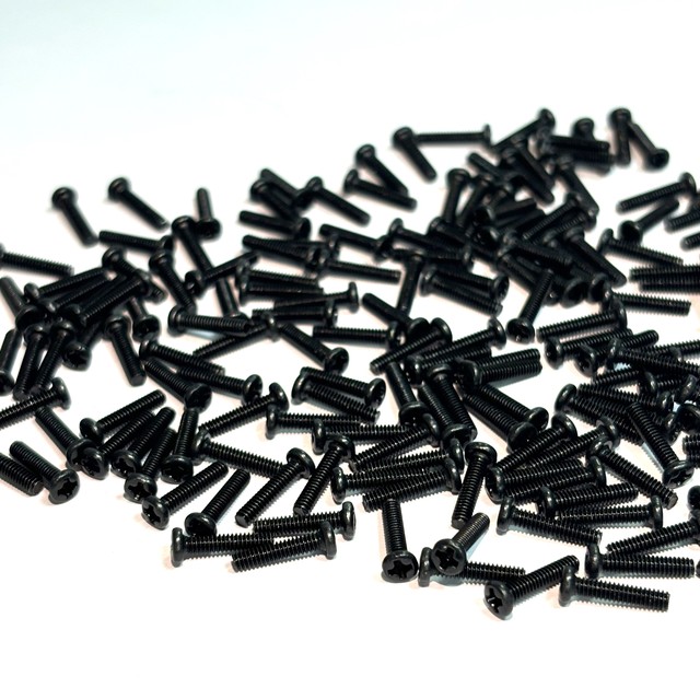 M0.8 M1 M1.2 M1.4 M1.7 M2 M2.3 M2.6 Phillips Micro Laptop Screws Nickel Pan Head Self-Tapping Electronic Small Screws Metric