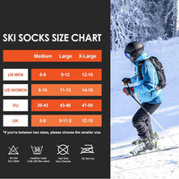 Chaussettes de ski personnalisées pour hommes, chaussettes de performance pour le ski, le sport, la randonnée en hiver, l'escalade en plein air, chaussettes tricotées