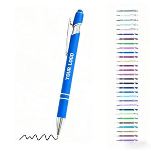 Professional Custom Stylus Soft Ball <b>Pen</b> With Luxury Rose <b>Gold</b> Logo Metal Ballpoint 2 in 1 Soft Screen <b>Pens</b> - Product Image 1