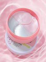OEM/ODM 60 masques pour les yeux bicolores à la perle et à l'acide hyaluronique, patchs hydratants profonds pour le contour des yeux, réduction des cernes et des poches