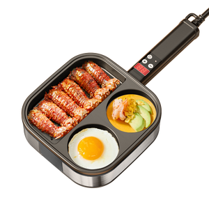 Macchina per Waffle e Sandwich a Doppio Lato Stile Europeo, Multifunzione in Acciaio Inox per Tostare Elettricamente - Product Image 2