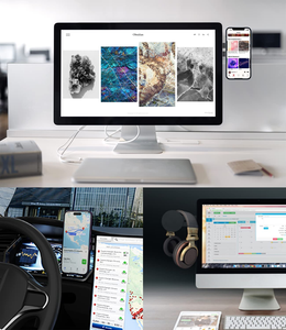 Klip dudukan samping Monitor Desktop 180 derajat, dapat diatur untuk IPhone magnet, dudukan ponsel mobil Laptop magnetik portabel untuk Tesla - Product Image 5