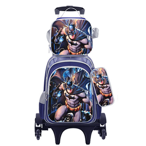 새로운 산하이징 카피바라 3종 세트 (책가방, 필통, 도시락 가방), 2/6륜 트롤리 책가방에 적합 - Product Image 1