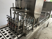 Machines de remplissage de vin de communion Machine d'emballage de gobelets en plastique Scellant de remplissage de tasses de communion prérempli automatique