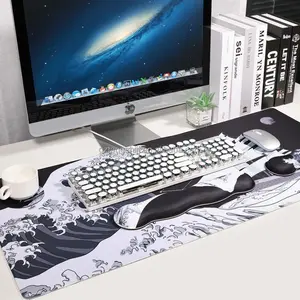 Factory Direct Benutzer definierte Sea Wave Big Mouse Pad Rutsch festes Neopren Anime Rubber Gaming Mouse Pad für Office Home