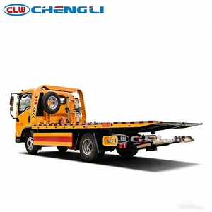 OEM and ODM Factory Direct 4X2 <b>Flatbed</b> 10 Tons Wrecker <b>Truck</b> Heavy Tow <b>Truck</b> with 4.1/4.1m Deck Length for Sale - Product Image 4