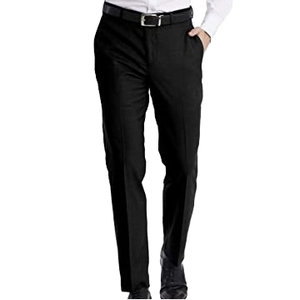 Pantalon de Costume Homme Formel de Haute Qualité, Design Personnalisé Tendance, 100% Coton Toile Non Tissée Respirante, Taille Moyenne, Prise en Charge ODM - Product Image 1