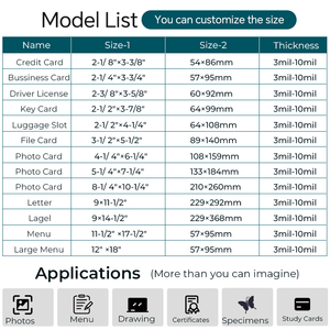 Tùy chỉnh <span class=keywords><strong>A4</strong></span> & <span class=keywords><strong>A3</strong></span> Glossy nhiệt <span class=keywords><strong>Laminator</strong></span> Túi 65mic Pet phim Sheets mềm độ cứng cho thị trường Châu Á - Product Image 6