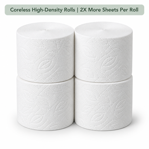 Papel Higiénico Suave en Rollo Pequeño, con Relieve, Venta al Por Mayor, Fabricante, Paquete a Granel para Adquisición por Operadores Ferroviarios - Product Image 1